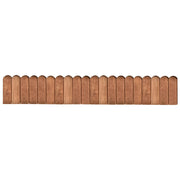 vidaXL Gazonranden 2 st 120 cm geïmpregneerd grenenhout - Aashly