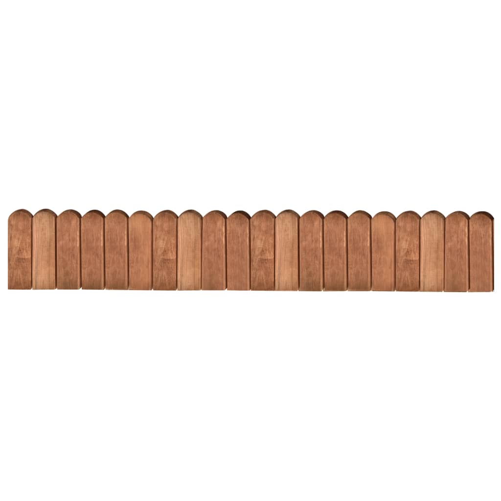 vidaXL Gazonranden 2 st 120 cm geïmpregneerd grenenhout - Aashly