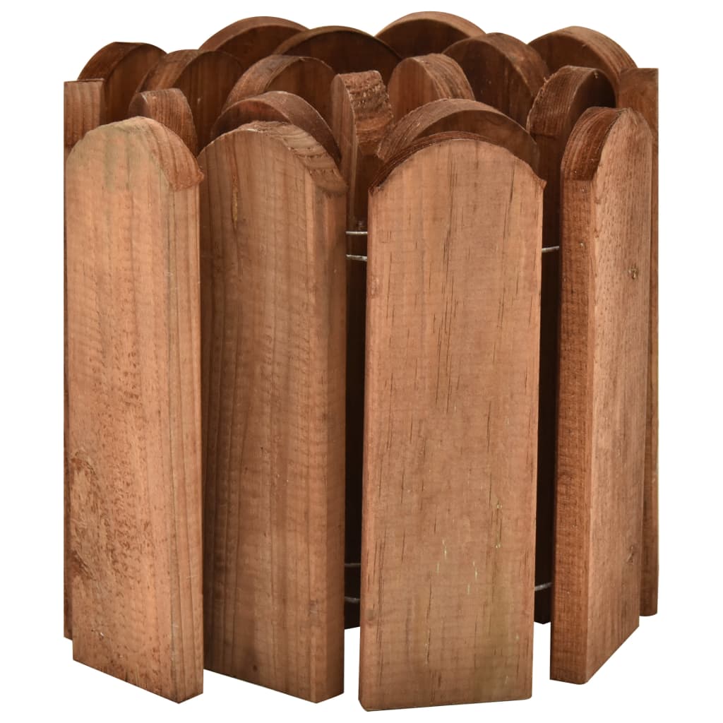 vidaXL Gazonranden 2 st 120 cm geïmpregneerd grenenhout - Aashly