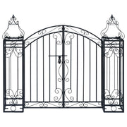 vidaXL Poort decoratief 122x20,5x100 cm smeedijzer