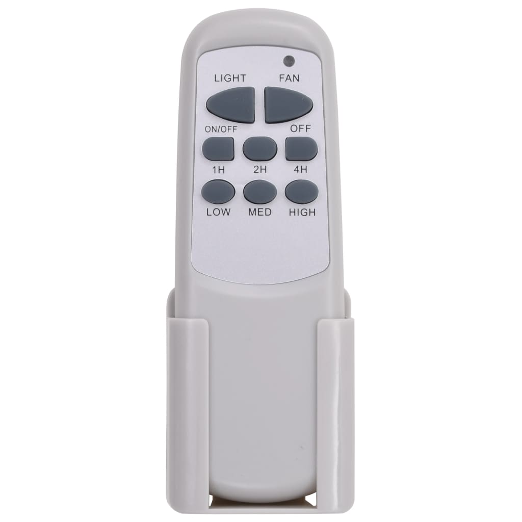 vidaXL Plafondventilator met lamp 128 cm bruin - Aashly
