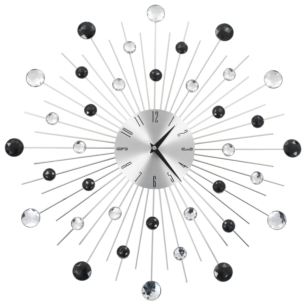 vidaXL Wandklok met quartz-mechanisme 50 cm modern ontwerp - Aashly