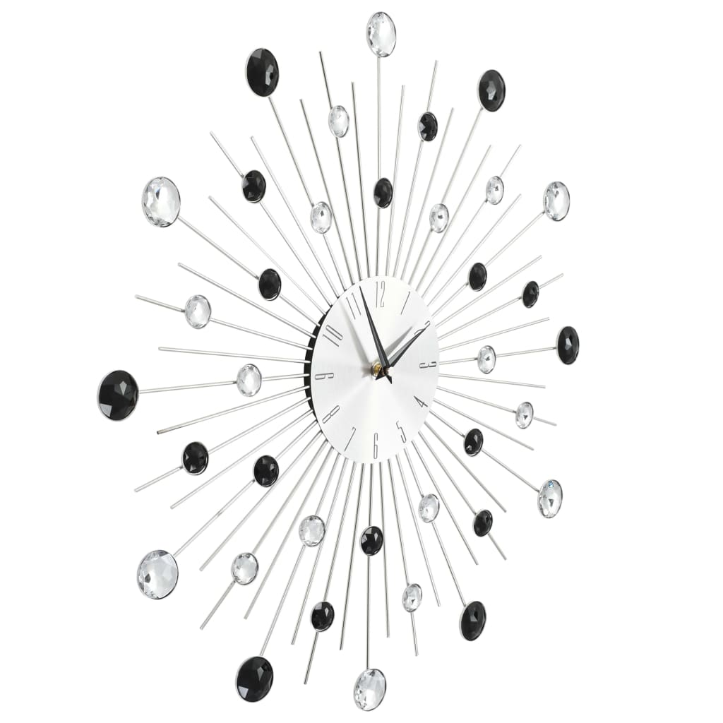 vidaXL Wandklok met quartz-mechanisme 50 cm modern ontwerp - Aashly