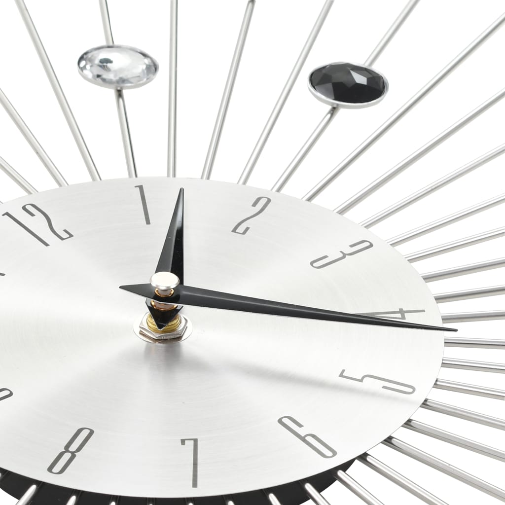 vidaXL Wandklok met quartz-mechanisme 50 cm modern ontwerp - Aashly