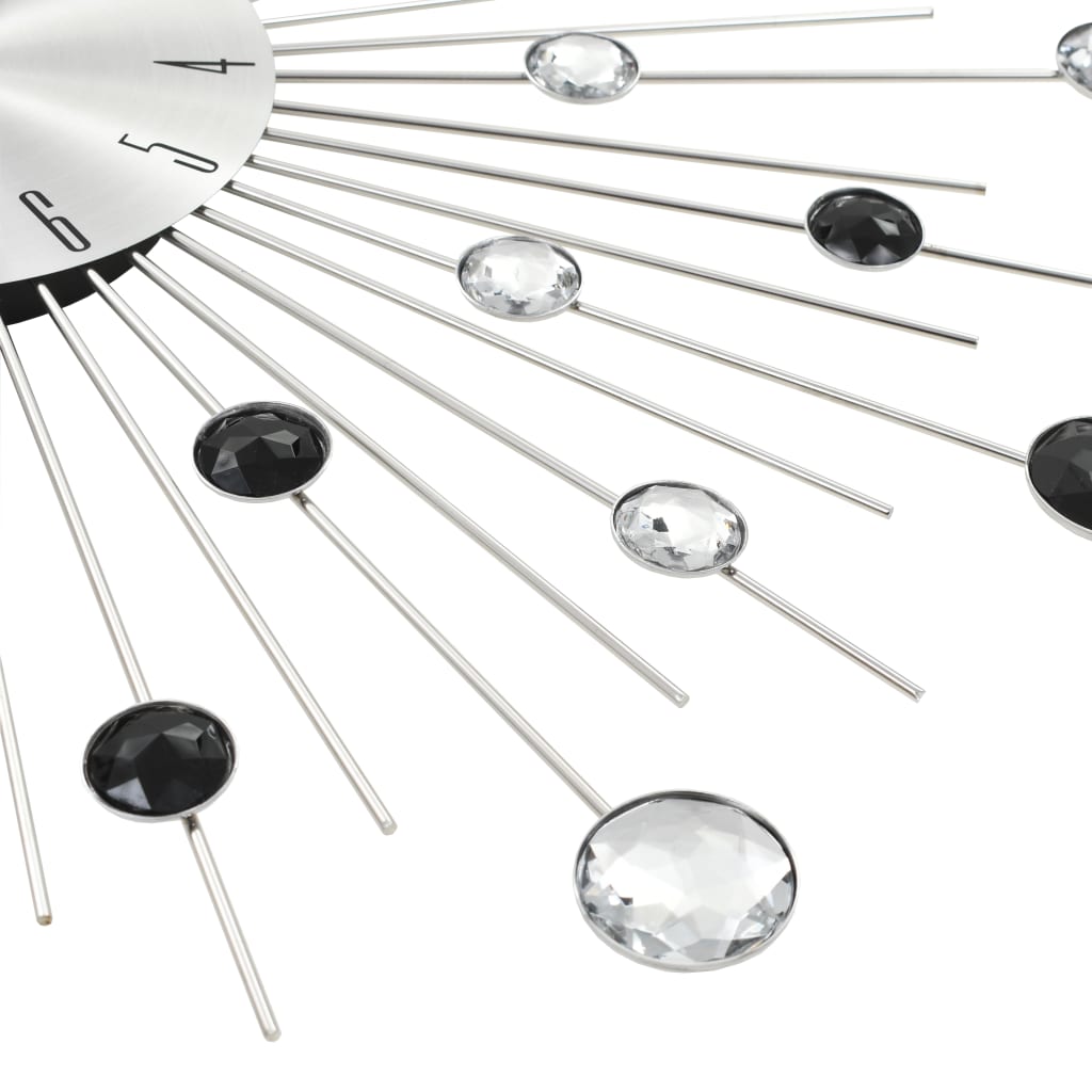 vidaXL Wandklok met quartz-mechanisme 50 cm modern ontwerp - Aashly
