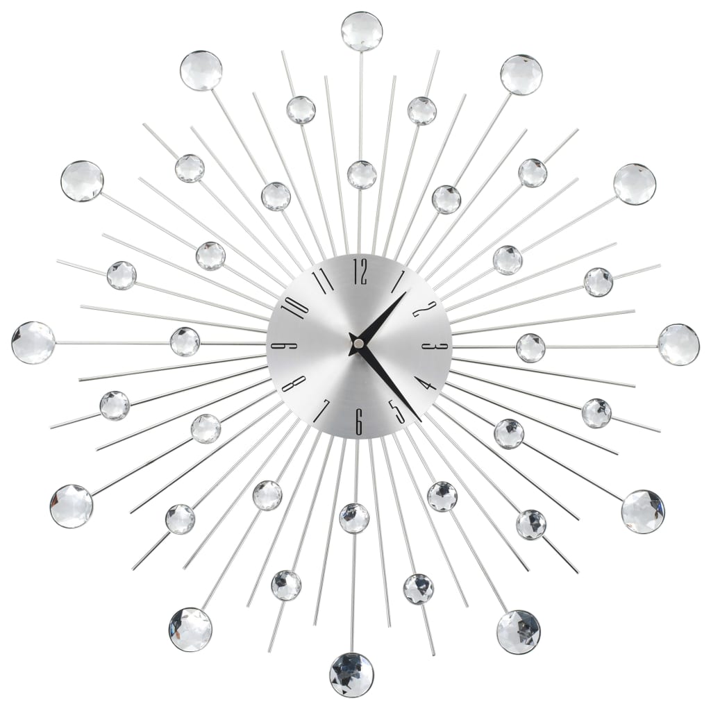 vidaXL Wandklok met quartz-mechanisme 50 cm modern ontwerp - Aashly