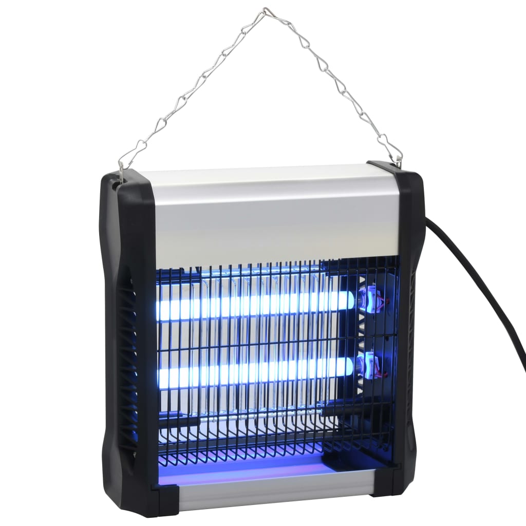 vidaXL Fly Killer 40 W aluminium ABS black