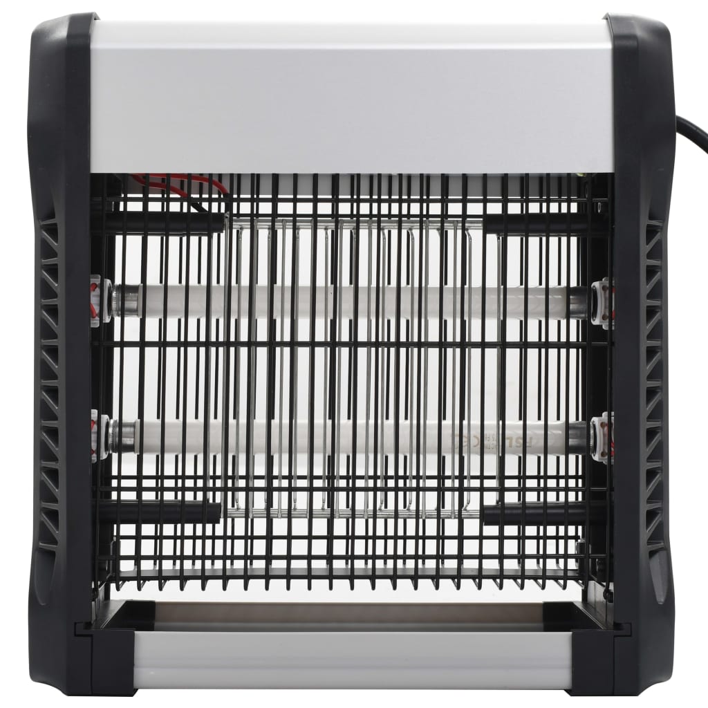 vidaXL Fly Killer 40 W aluminium ABS black