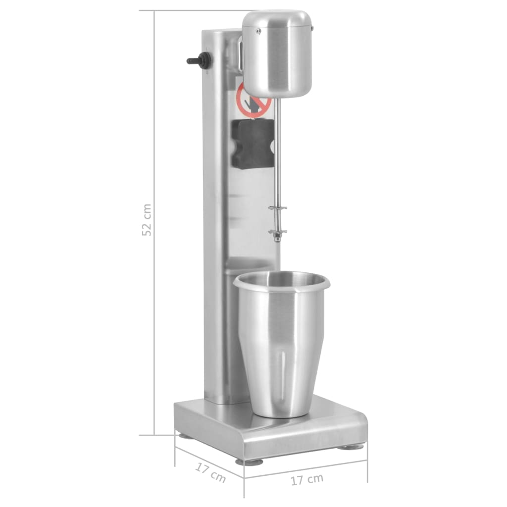 vidaXL Milkshake mixer 1 L roestvrij staal - Aashly