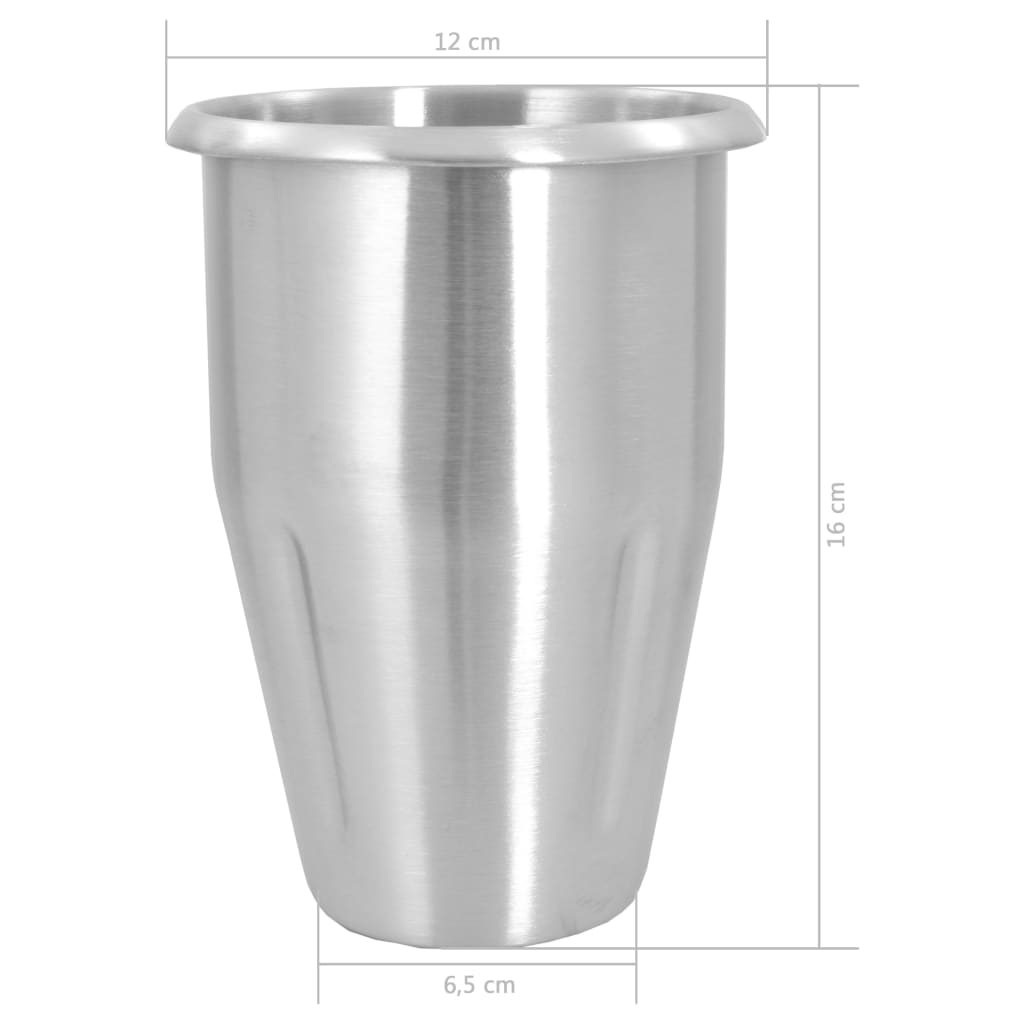 vidaXL Milkshake mixer 1 L roestvrij staal - Aashly
