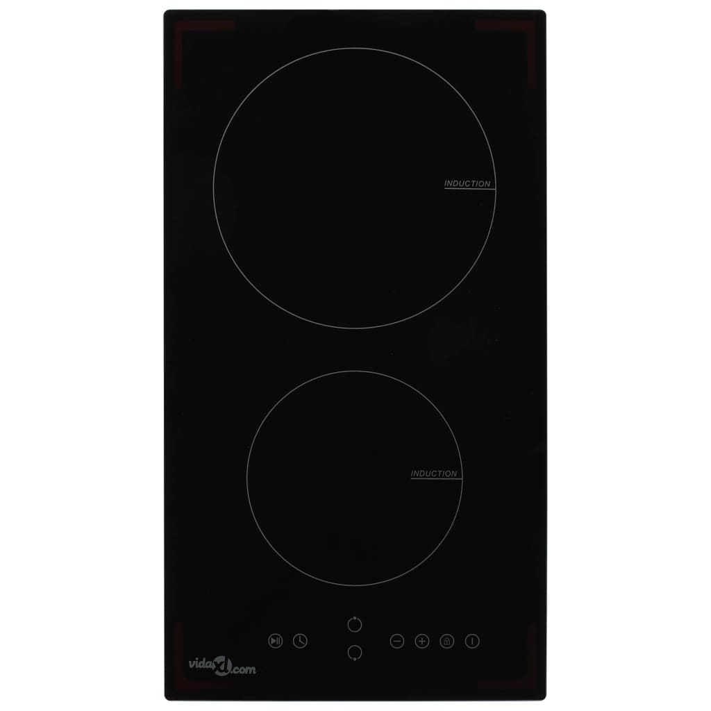 vidaXL Inductiekookplaat Flexizone 2 kookzones aanraakbediening 3500 W - Aashly