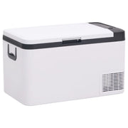vidaXL Koelbox met handvat 25 L PP & PE zwart en wit - Aashly