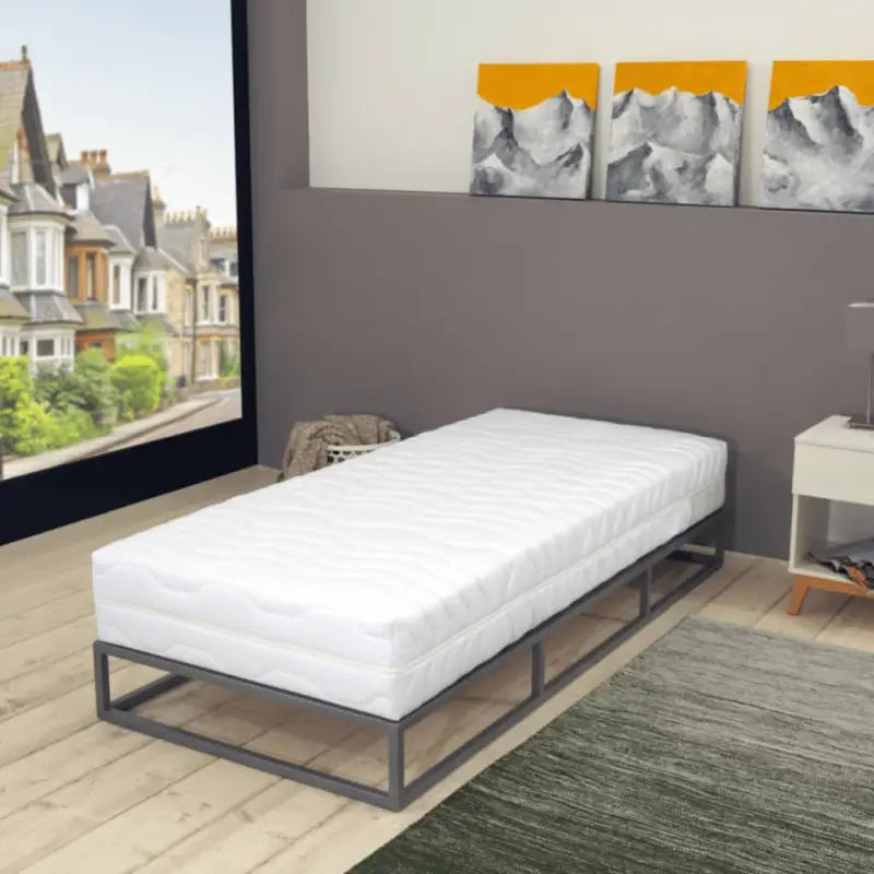 7 Zone matras met goede nachtrust en deelbare rits voor comfort - Wit / 120 x 200 cm / 1 - Matrassen