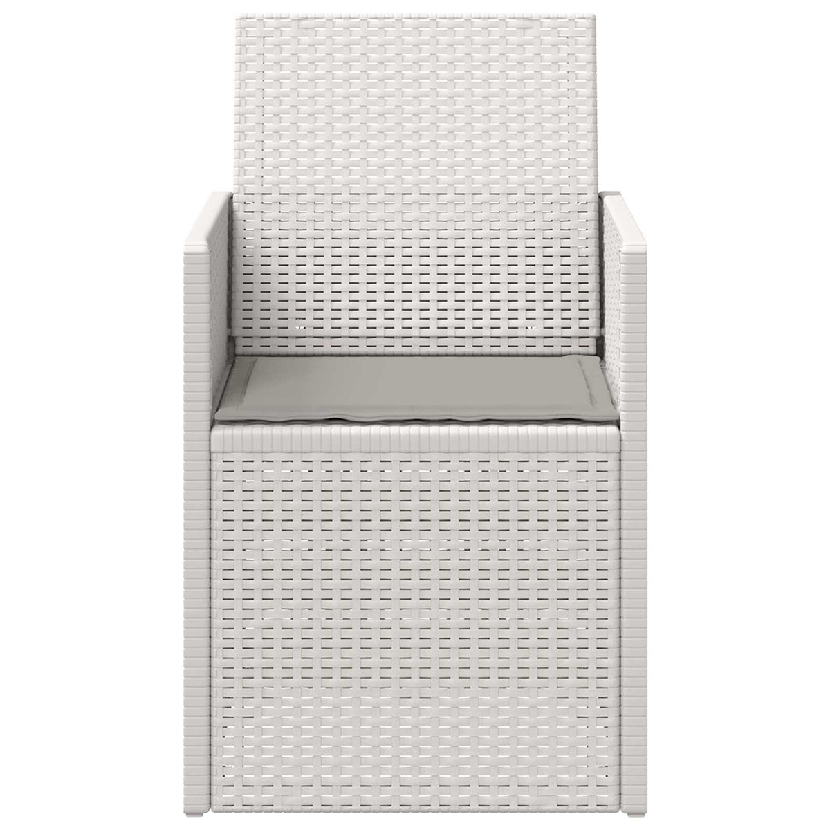 vidaXL Tuin Eetstoelen 2 pcs Antraciet 53 x 47 x 88,5 cm PP