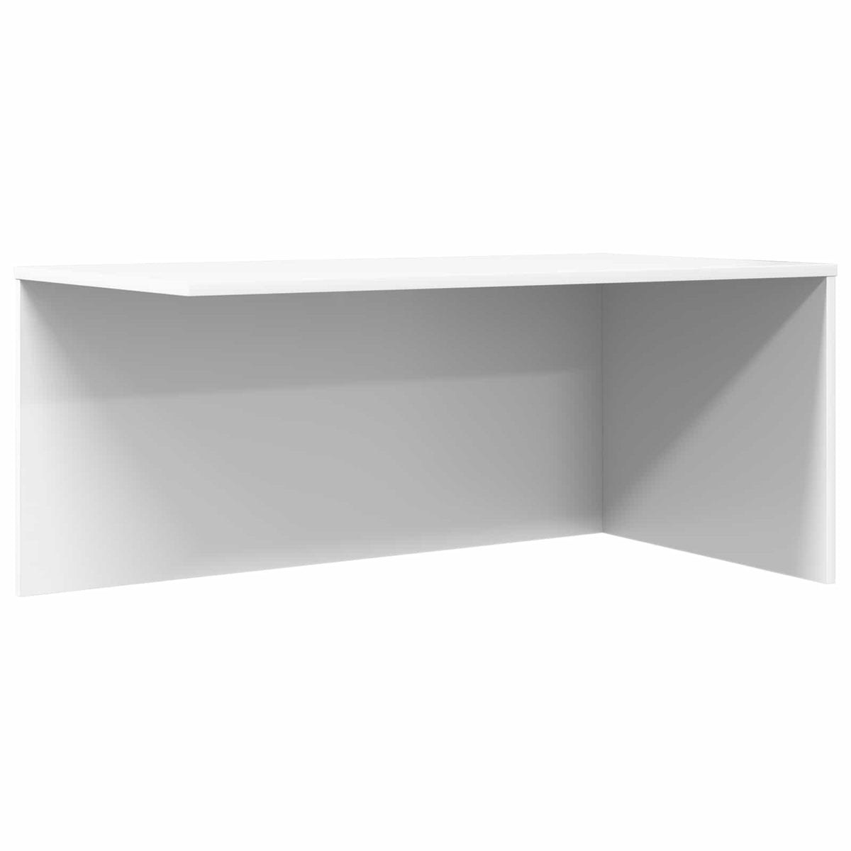vidaXL Koffietafel Set 2 pcs Wit Bewerkt hout
