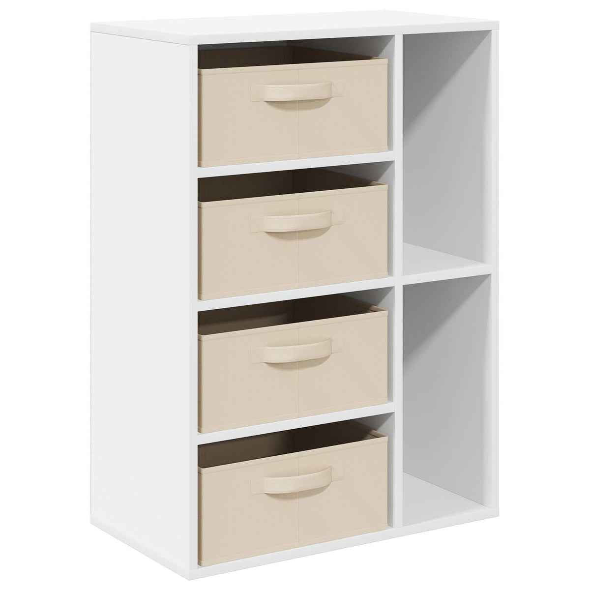 vidaXL Dressoir met lade Wit 60 x 33,5 x 84 cm