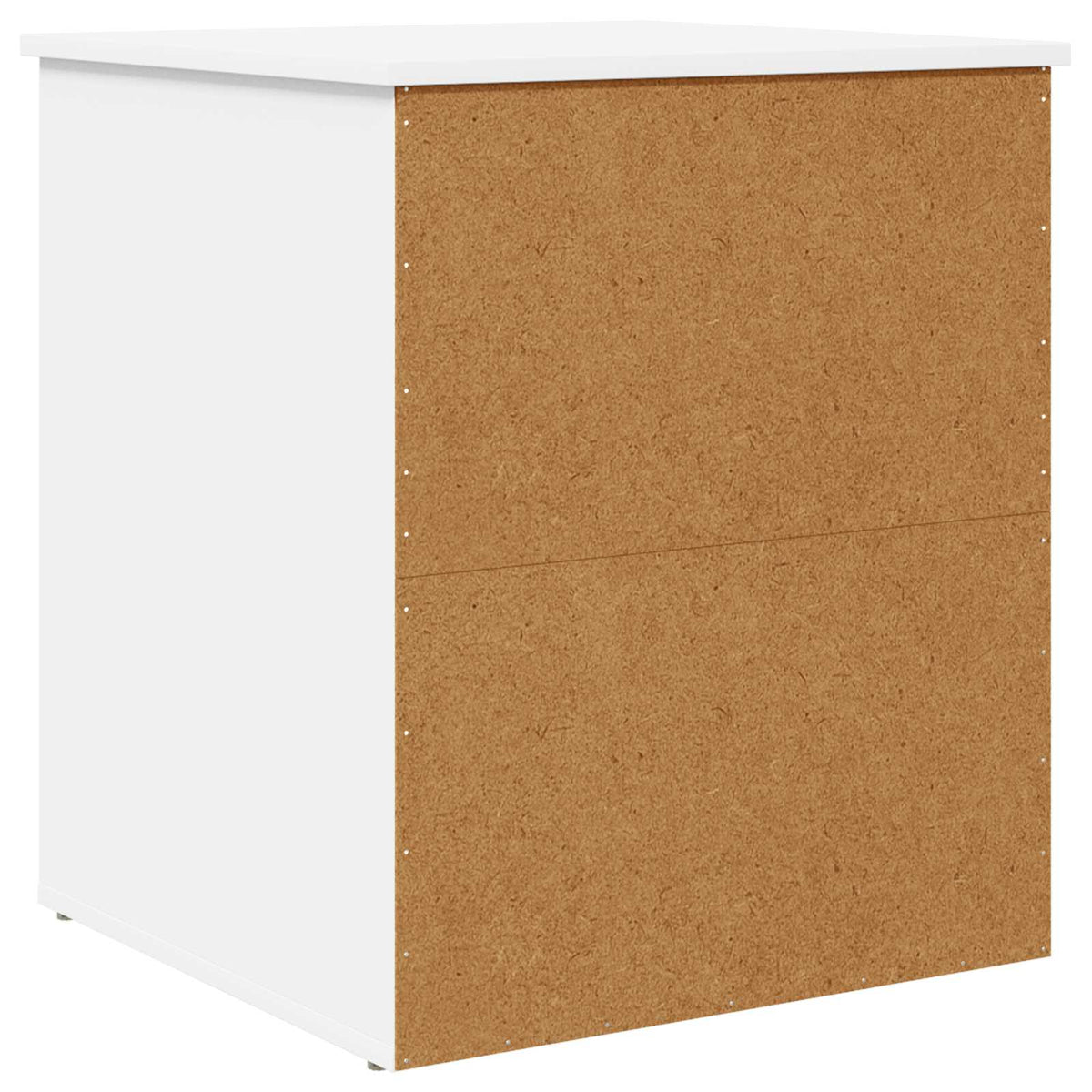vidaXL Kattenhuis Wit 53 x 52 x 60 cm Bewerkt hout