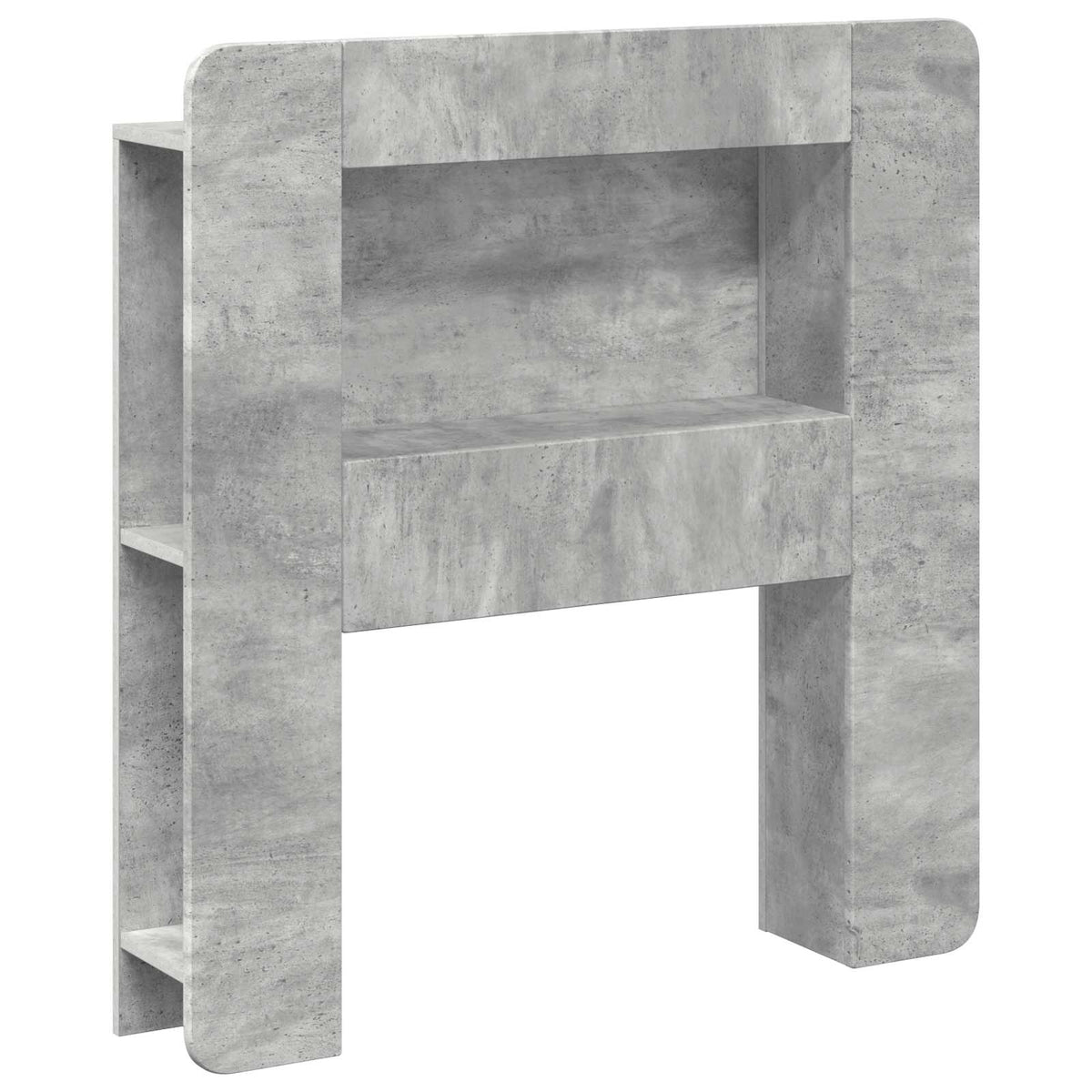 vidaXL Hoofdbordkast met opslag Gerookt Eiken 215 x 18,5 x 100 cm