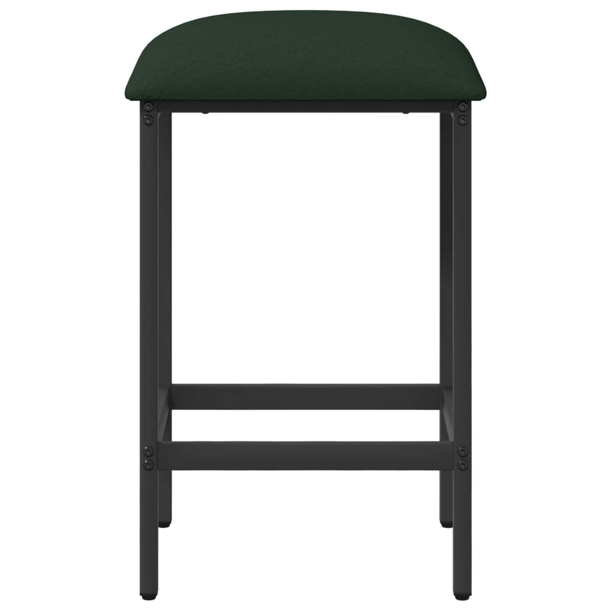 vidaXL Barkruk 2 st Donkergroen 40 x 32 x 74 cm Bewerkt hout