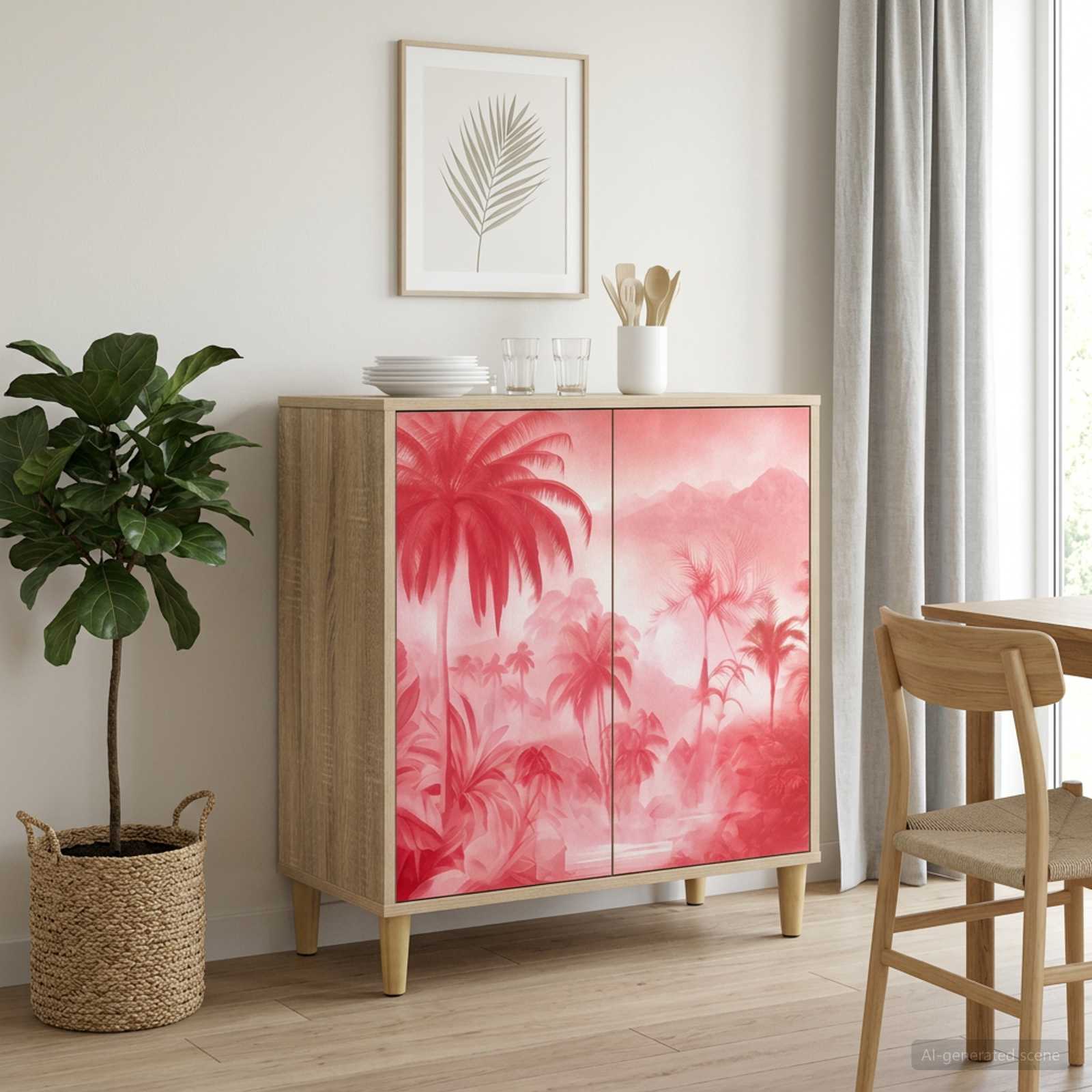vidaXL Dressoir RHENEN Sonoma 69 x 33 x 75 cm Bewerkt hout