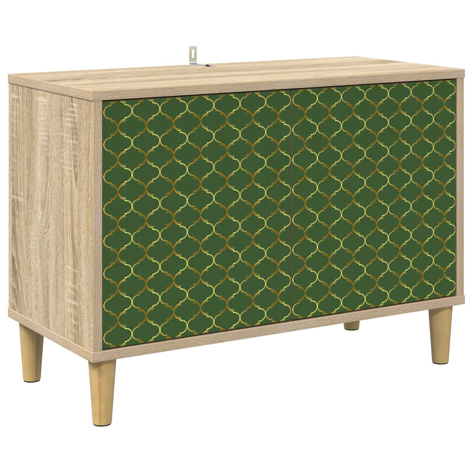 vidaXL Tv-meubel RHENEN 69 x 33 x 50 cm Sonoma Bewerkt hout
