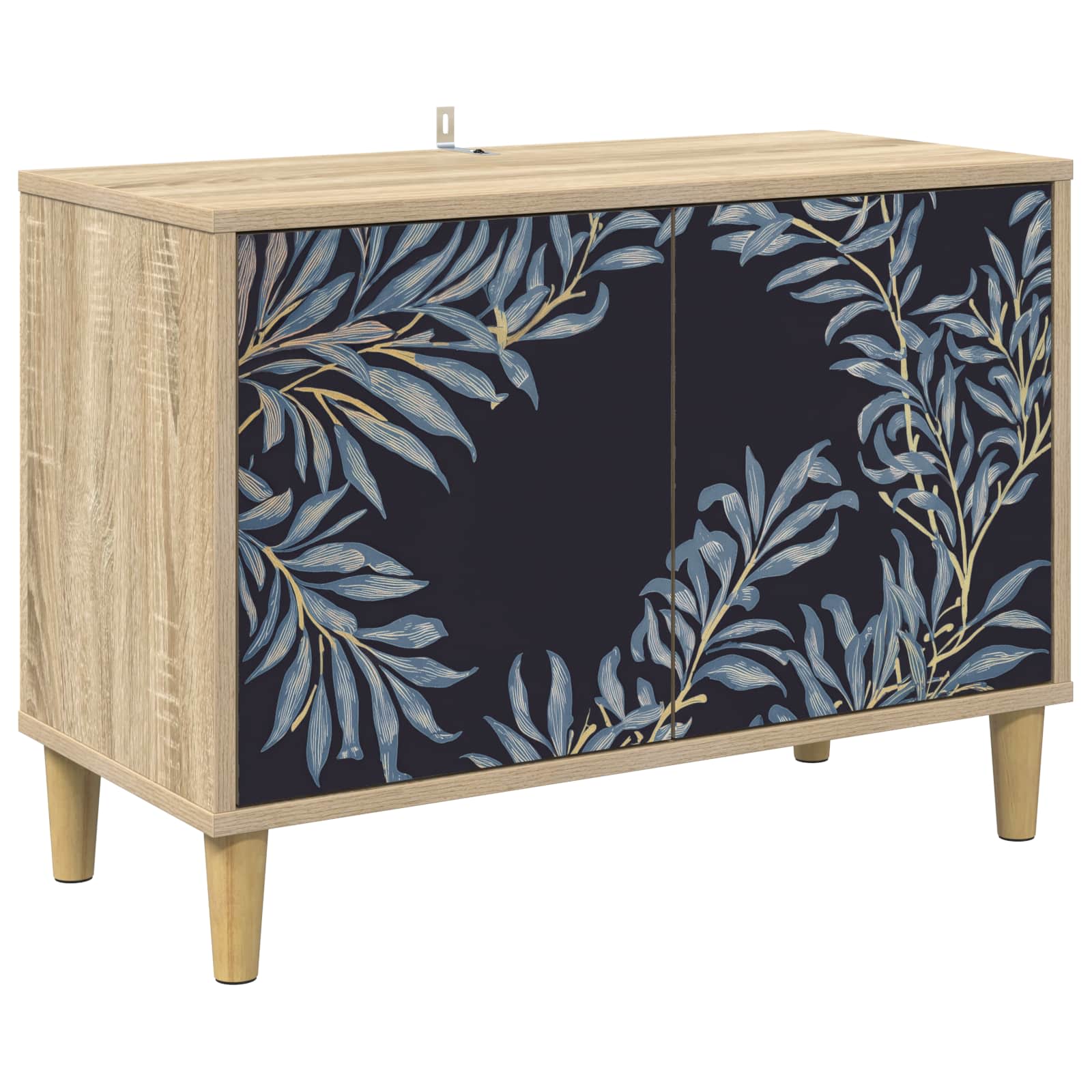 vidaXL Tv-meubel RHENEN 69 x 33 x 50 cm Sonoma Bewerkt hout