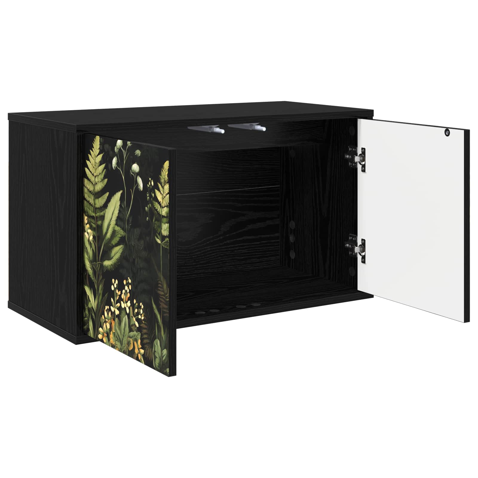 vidaXL Wandgemonteerd tv-meubel RHENEN 69 x 33 x 40 cm Sonoma Eiken