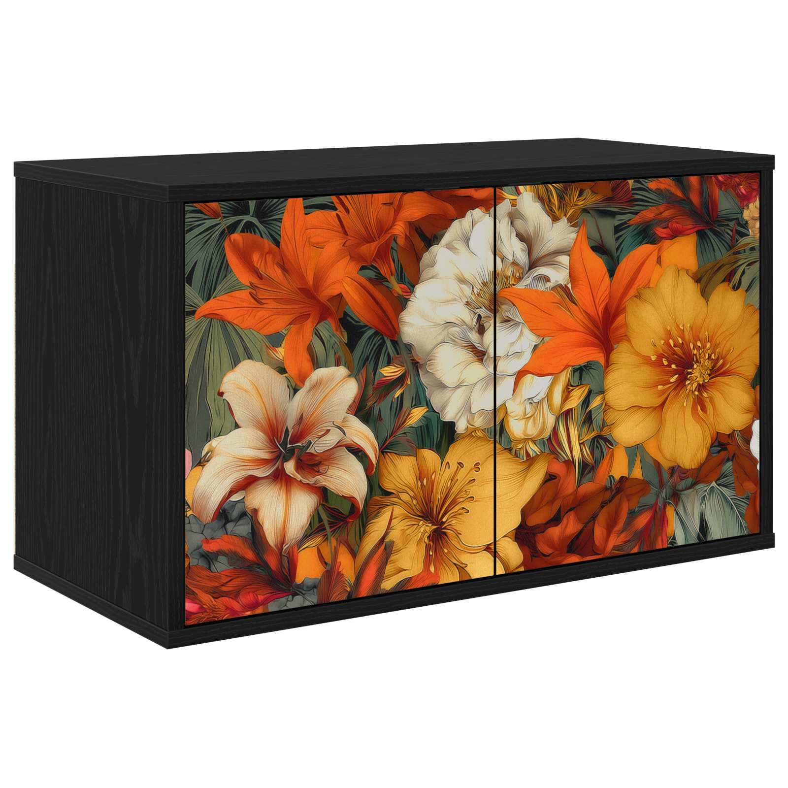 vidaXL Wandgemonteerd tv-meubel RHENEN 69 x 33 x 40 cm Sonoma Eiken