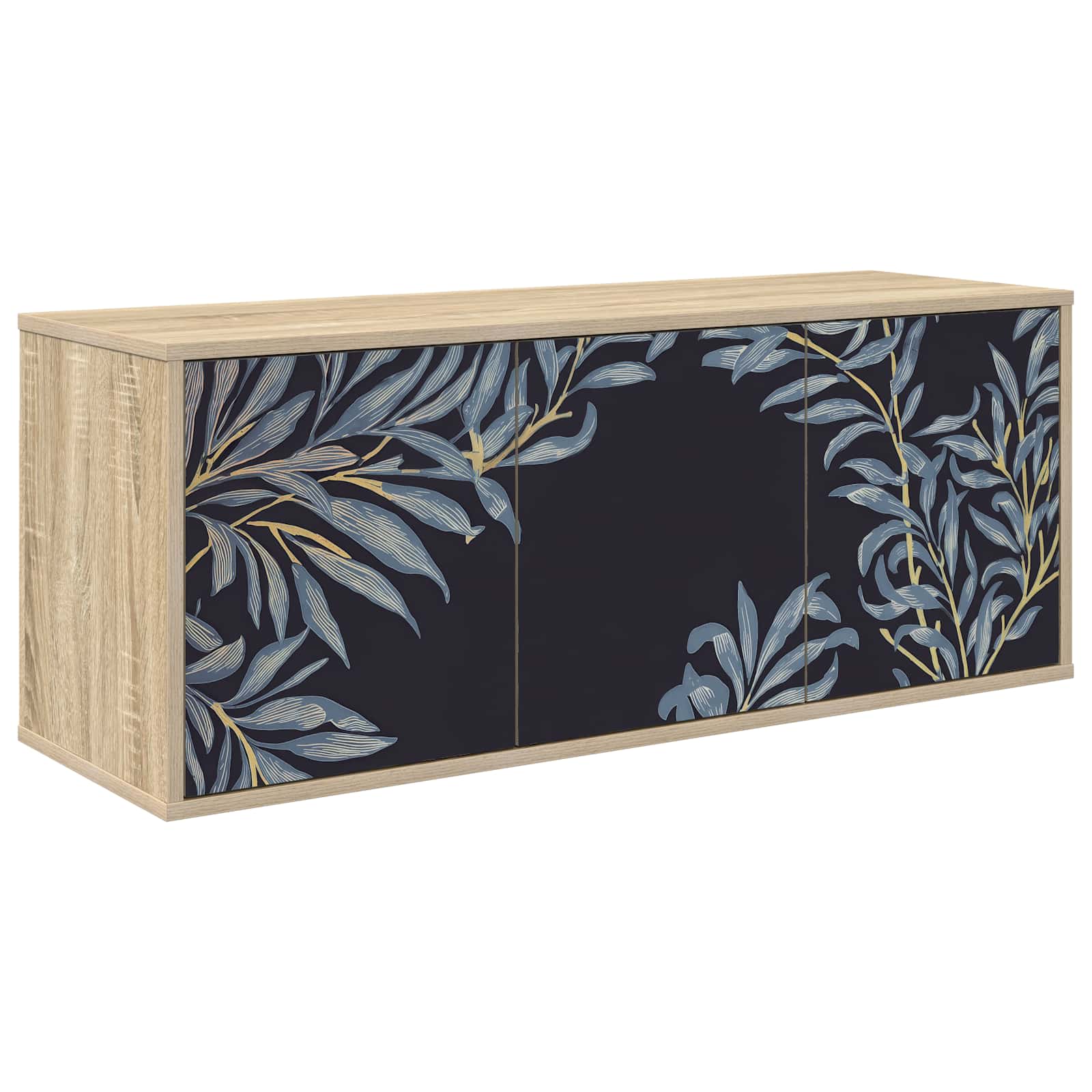 vidaXL Wandgemonteerd tv-meubel RHENEN 102 x 33 x 40 cm Sonoma Eiken