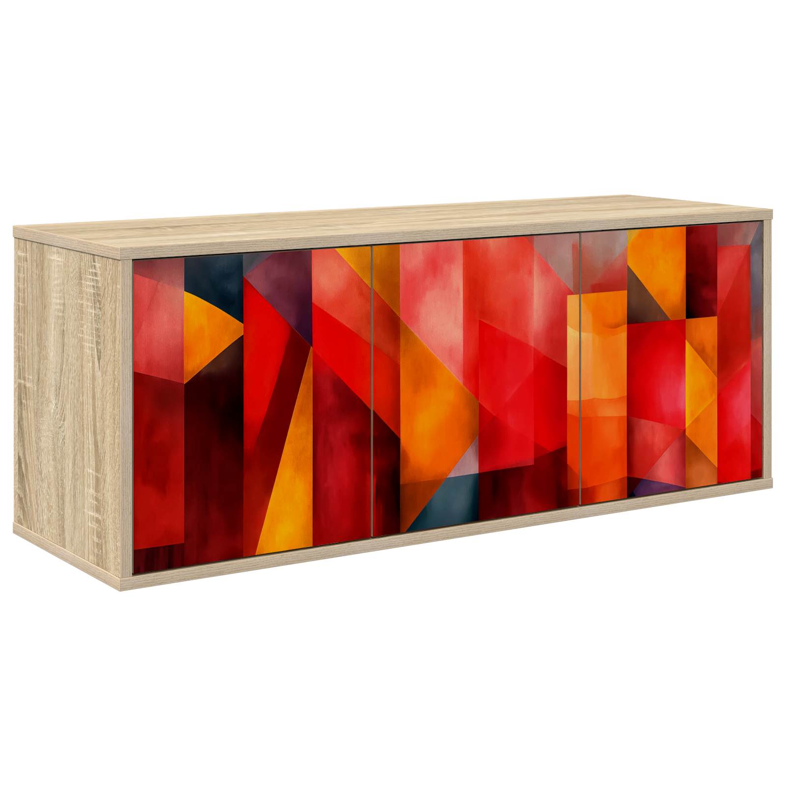 vidaXL Wandgemonteerd tv-meubel RHENEN 102 x 33 x 40 cm Sonoma Eiken