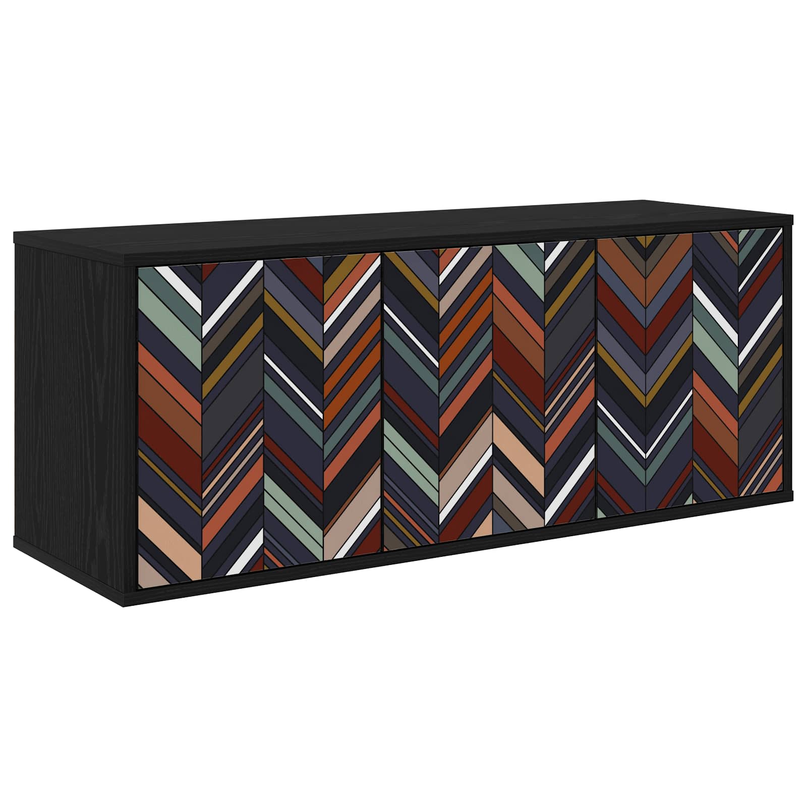 vidaXL Wandgemonteerd tv-meubel RHENEN 102 x 33 x 40 cm Sonoma Eiken