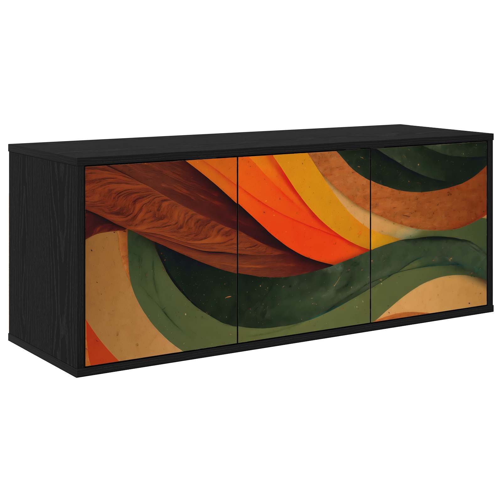 vidaXL Wandgemonteerd tv-meubel RHENEN 102 x 33 x 40 cm Sonoma Eiken