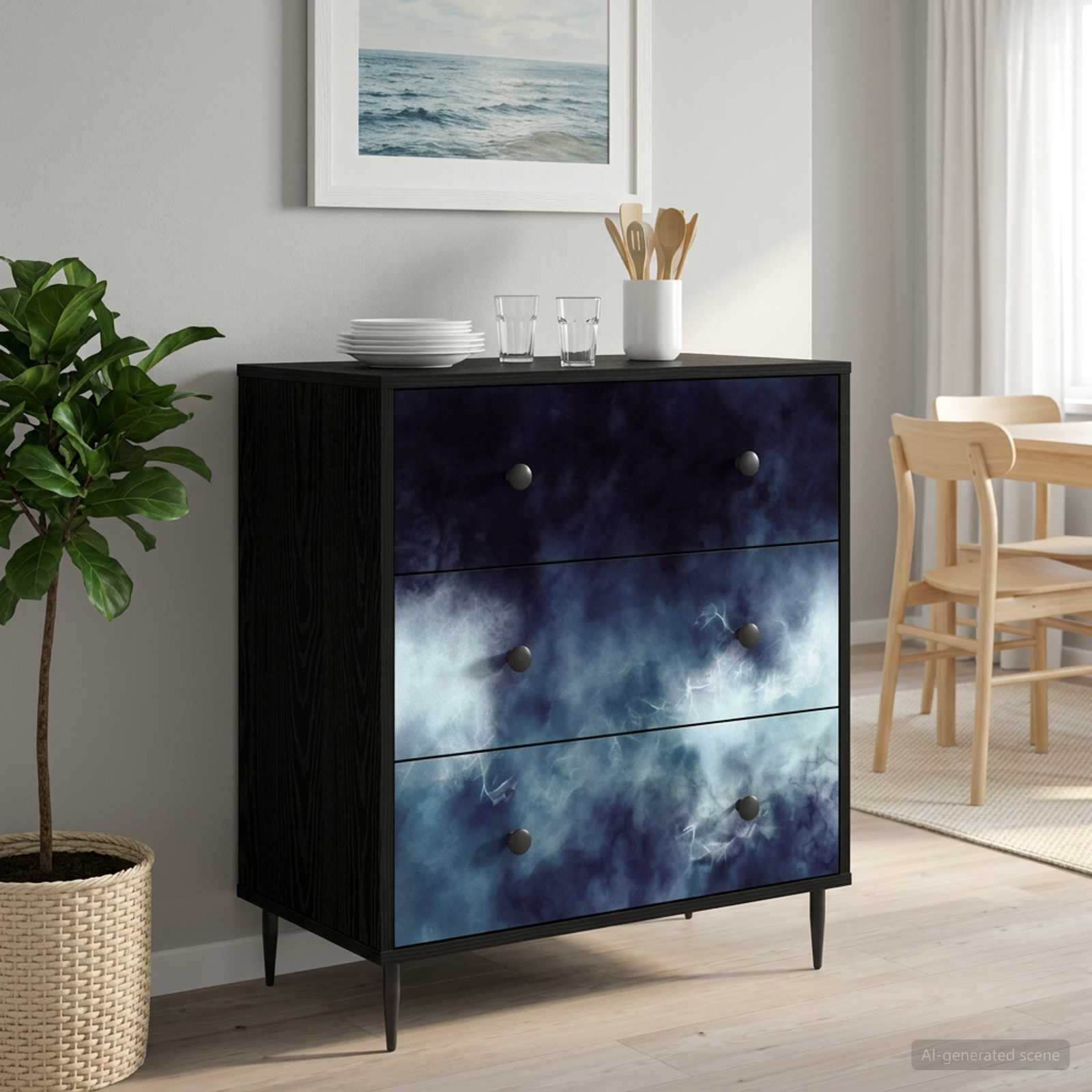 vidaXL Ladekast RHENEN Tropisch junglemotief 66 x 36,5 x 76 cm
