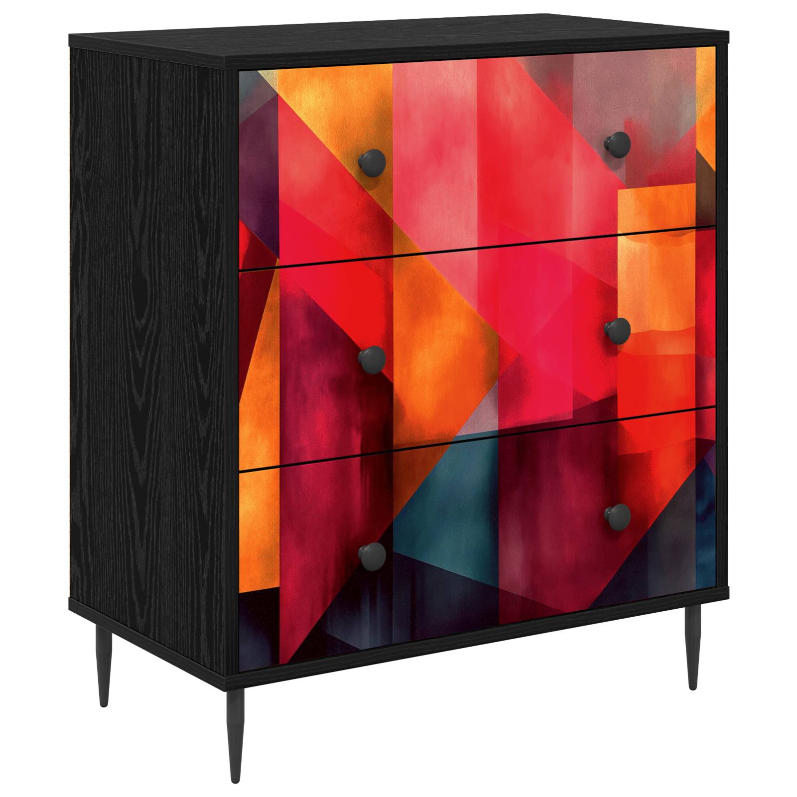 vidaXL Ladekast RHENEN Tropisch junglemotief 66 x 36,5 x 76 cm