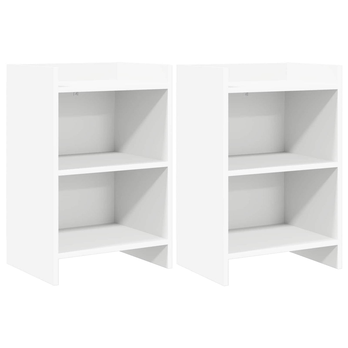 vidaXL Nachtkastjes Wit 40 x 30 x 60 cm Bewerkt hout