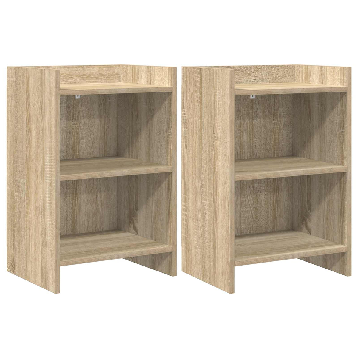 vidaXL Nachtkastjes Wit 40 x 30 x 60 cm Bewerkt hout
