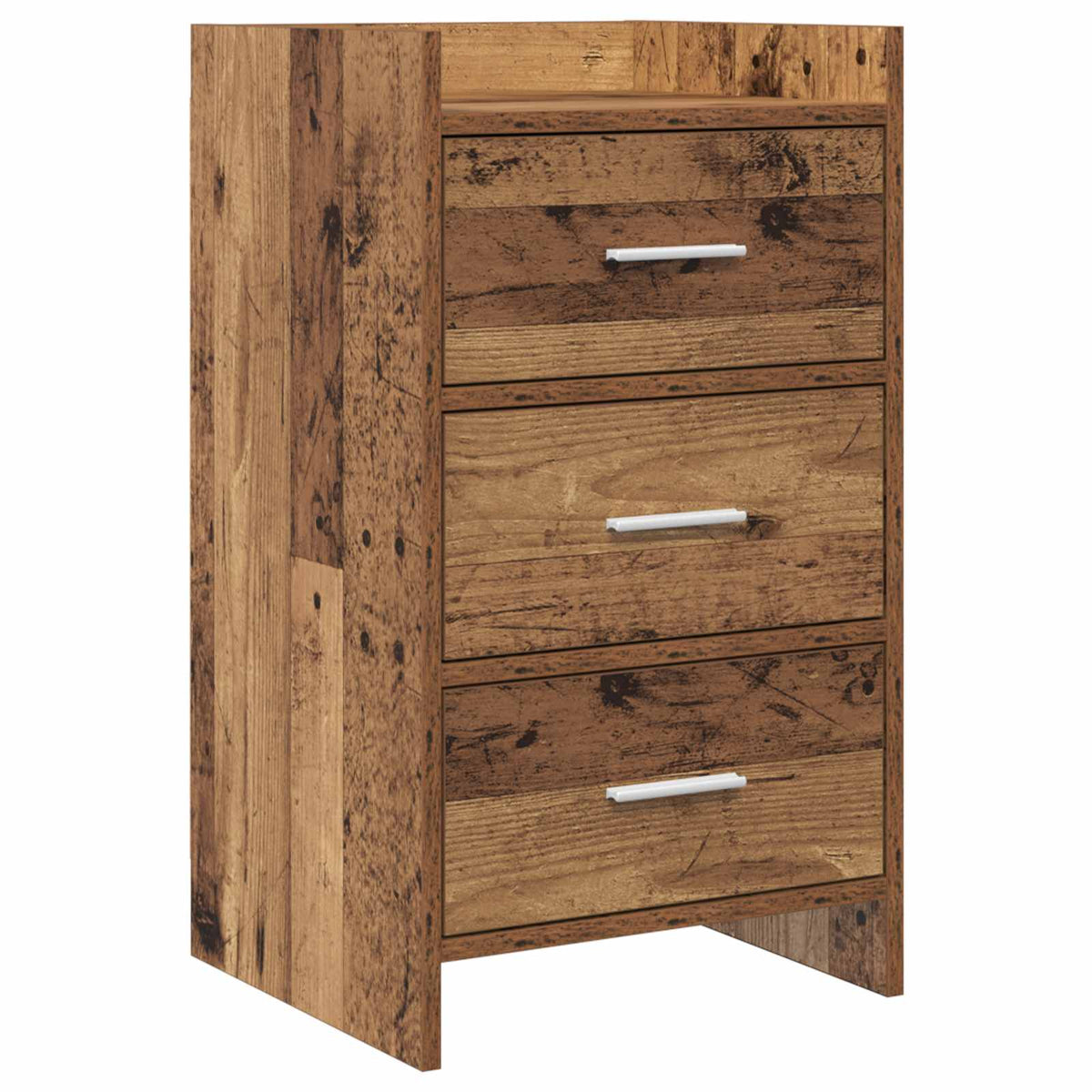 vidaXL Nachtkastjes Wit 40 x 36 x 70 cm Bewerkt hout