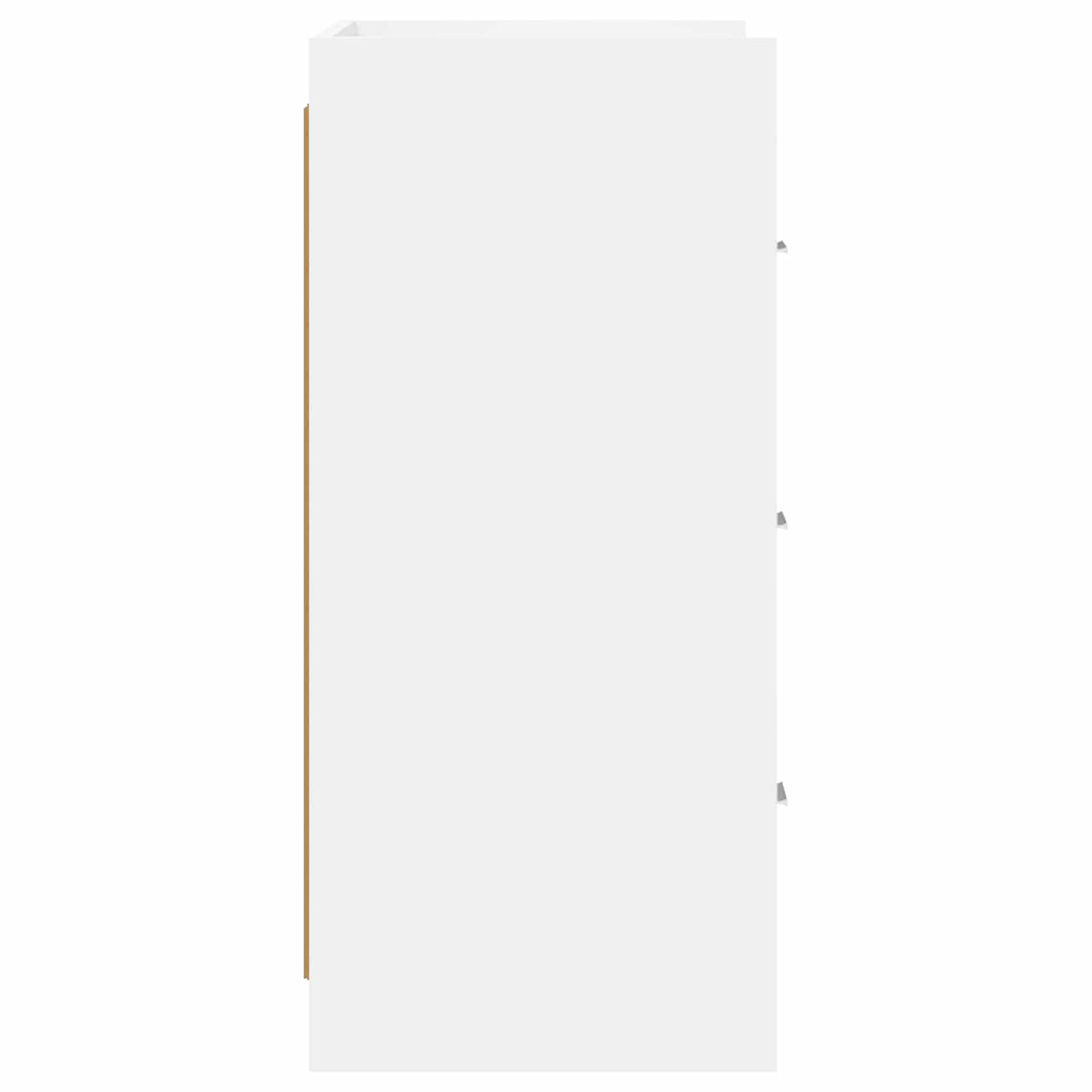 vidaXL Dressoir Wit 75 x 33 x 80 cm Bewerkt hout