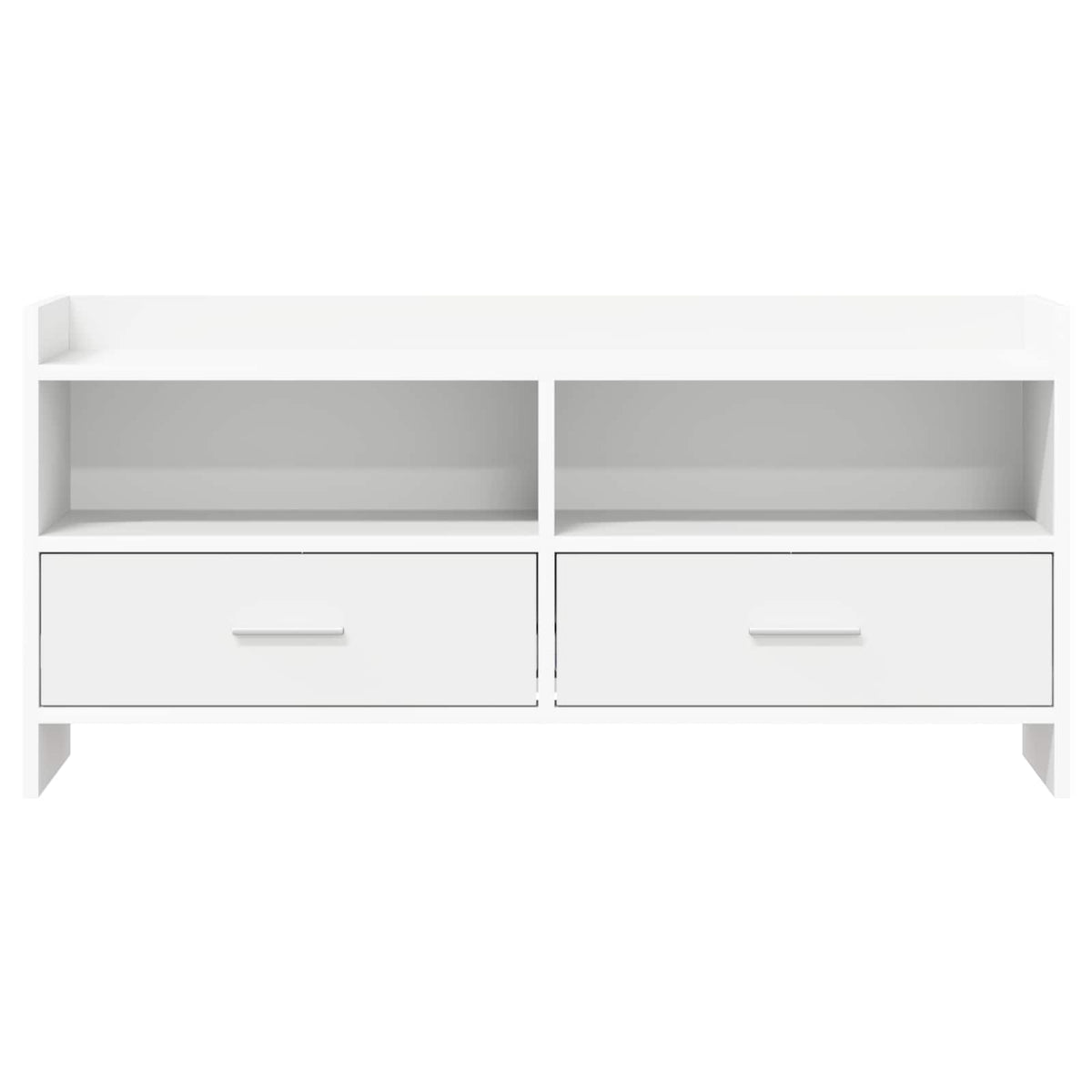 vidaXL TV-kast 100 x 33 x 47 cm Wit Bewerkt hout