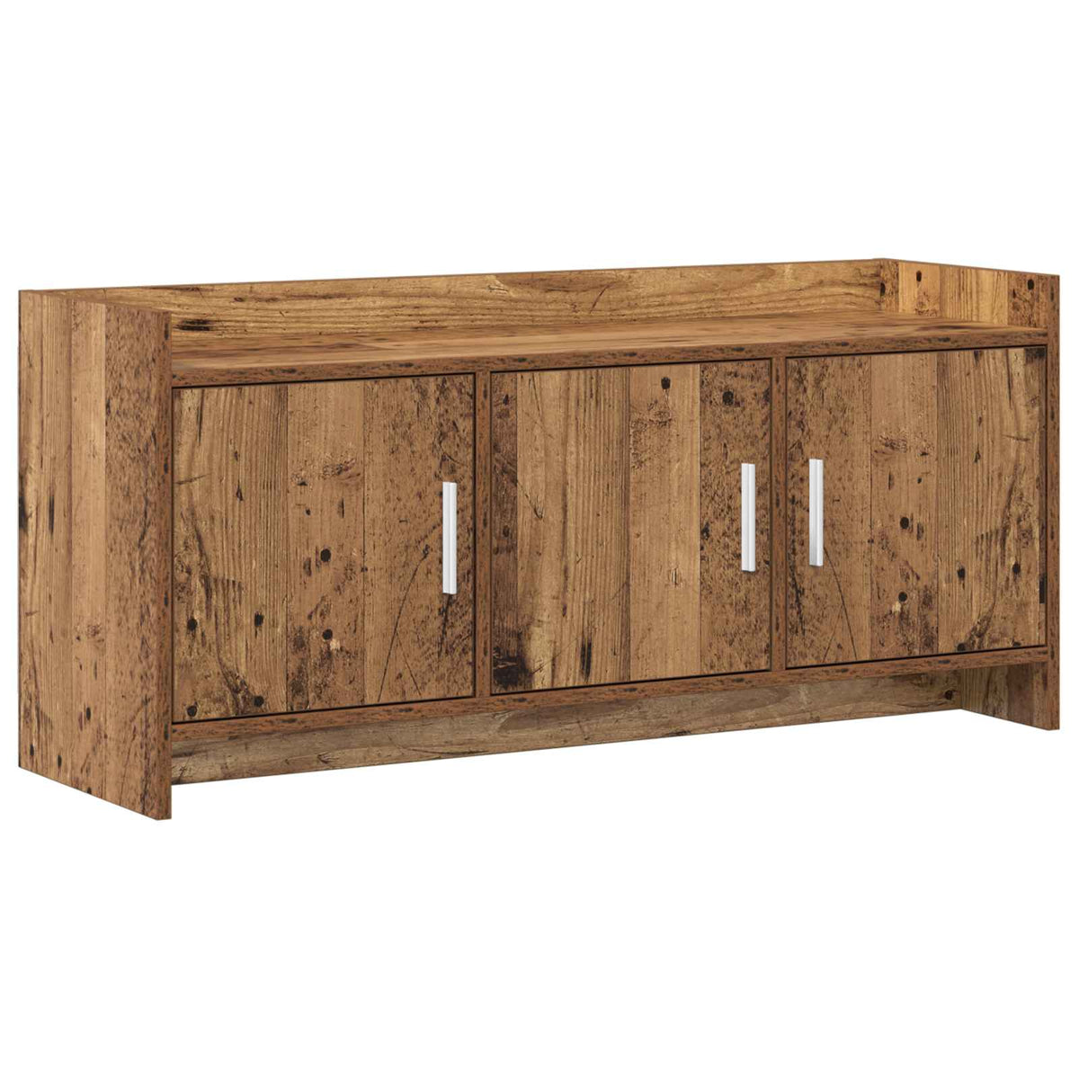 vidaXL TV-kast 102 x 33 x 47 cm Wit Bewerkt hout