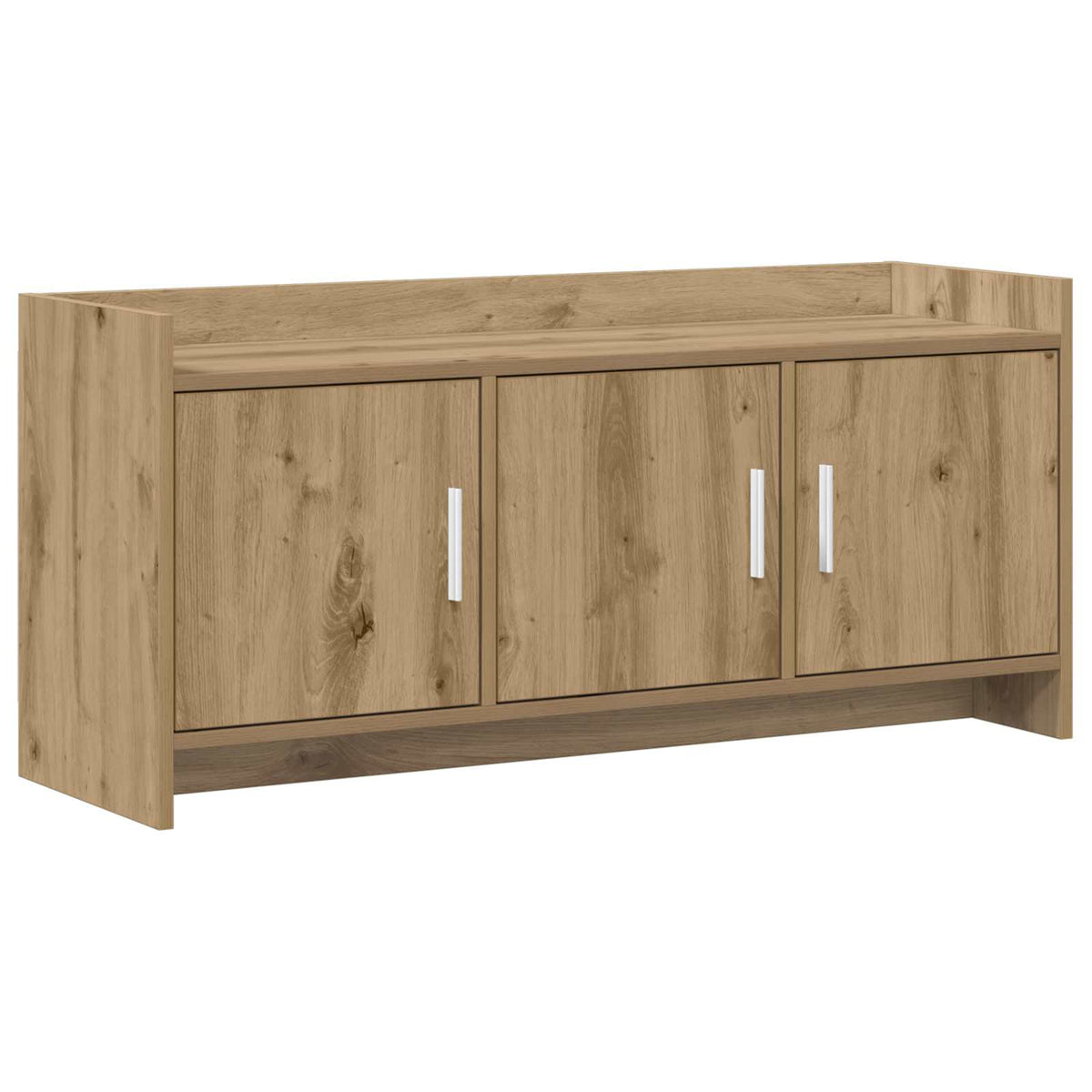 vidaXL TV-kast 102 x 33 x 47 cm Wit Bewerkt hout
