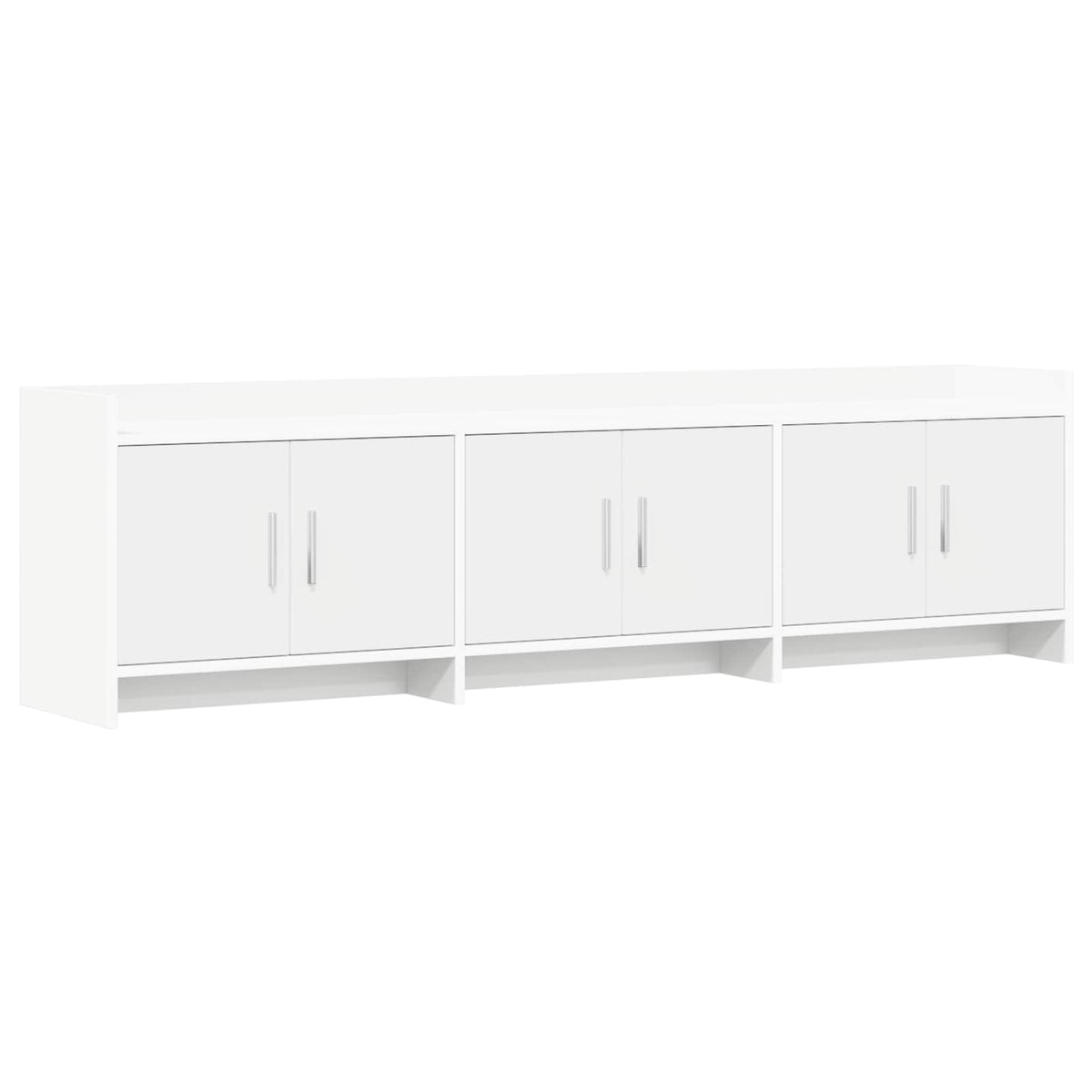 vidaXL TV-kast 168 x 33 x 47 cm Wit Bewerkt hout