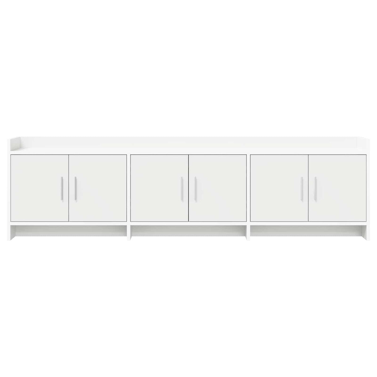 vidaXL TV-kast 168 x 33 x 47 cm Wit Bewerkt hout