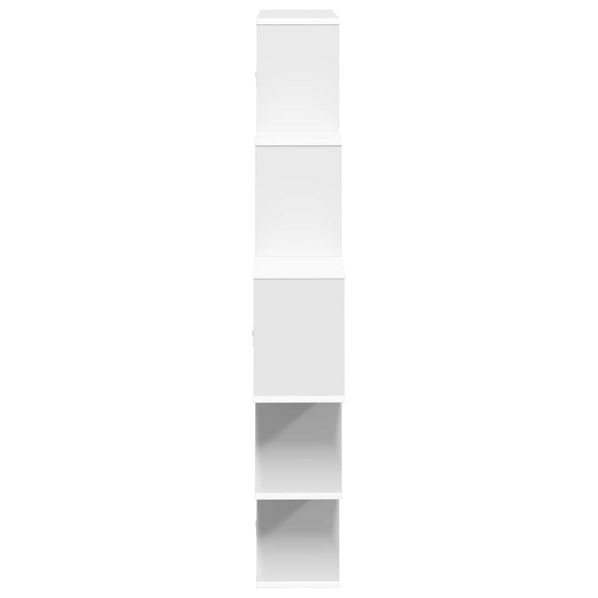 vidaXL Wandplank Wit 120 x 20 x 136 cm Bewerkt hout