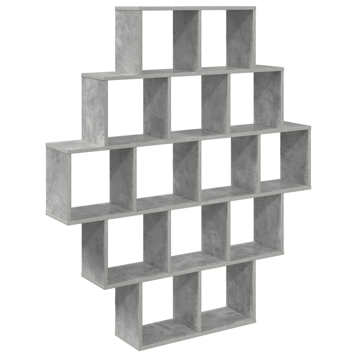 vidaXL Wandplank Wit 120 x 20 x 136 cm Bewerkt hout