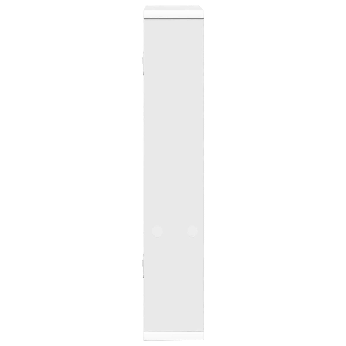 vidaXL Wandplank Wit 60 x 11 x 60 cm Bewerkt hout