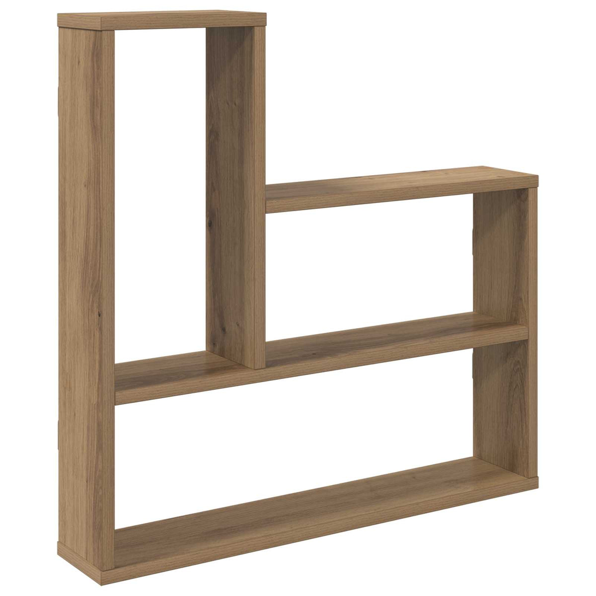 vidaXL Wandplank Wit 60 x 11 x 60 cm Bewerkt hout