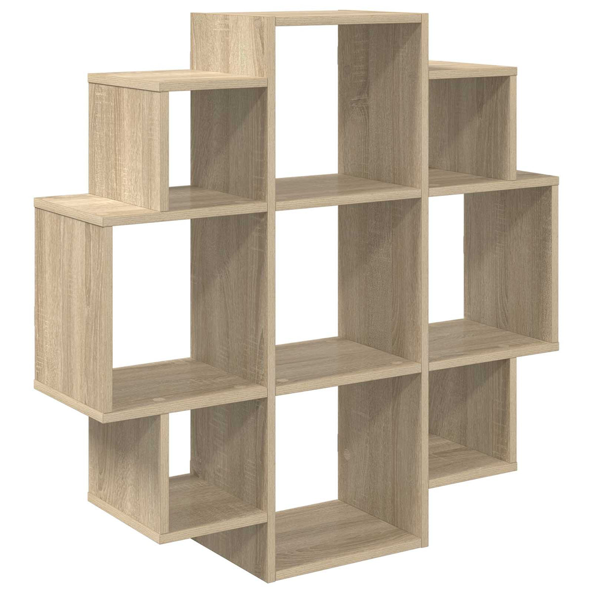 vidaXL Wandplank Wit 90 x 25 x 90 cm Bewerkt hout