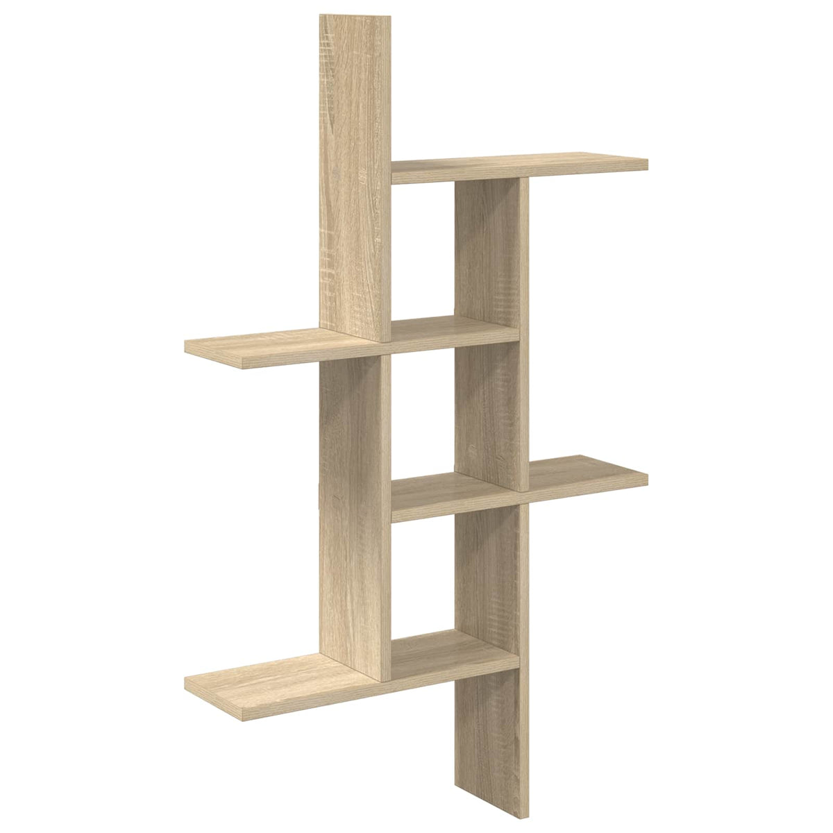 vidaXL Wandplank Wit 61 x 15 x 102 cm Bewerkt hout
