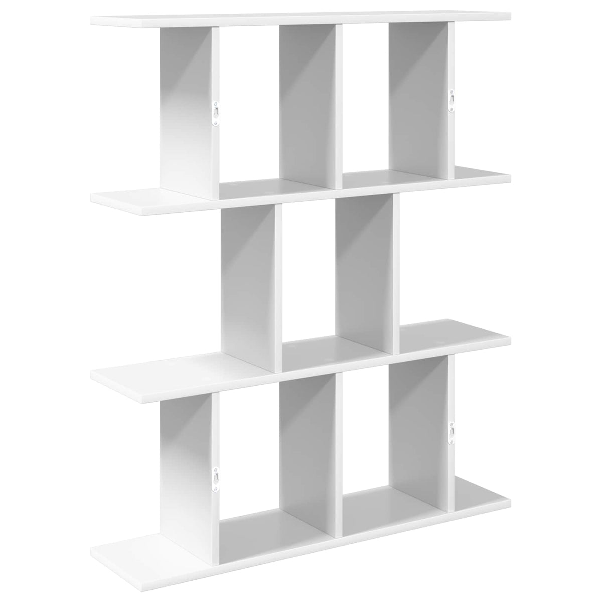vidaXL Wandplank Wit 80 x 20 x 96 cm Bewerkt hout